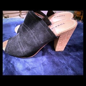Torrid Suede heels size 11 wide width